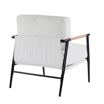 Modern Accent Chair With Cushions, Cozy Seating