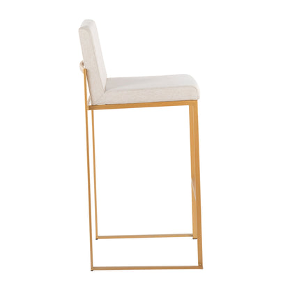 Fuji - Contemporary Design High Back Barstool