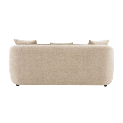 Keith - Sofa With 3 Pillows, Living Room Seating - Beige