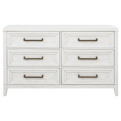 Inverness - 6 Drawer Bedroom Dresser - White