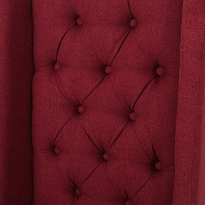 Sophisticated Tufted Dining Chair With High Back Design
