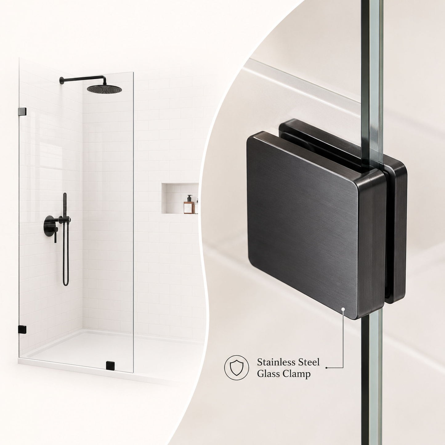 Frameless Walk-In Shower Glass Panel