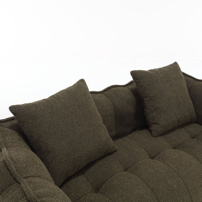 Cozy Beanbag Chair With High Resilience Foam Core For 2