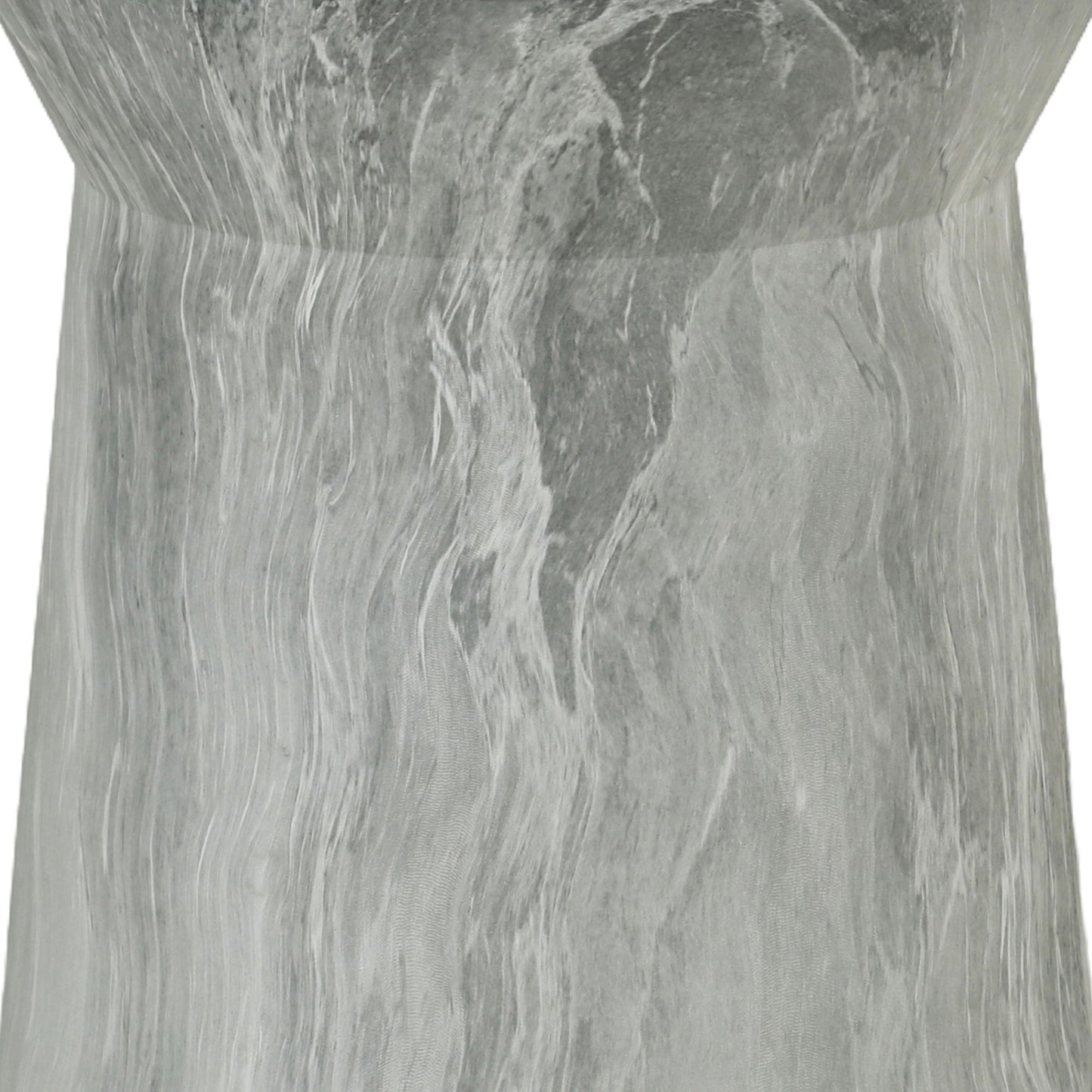 Round Outdoor End Table - Marble