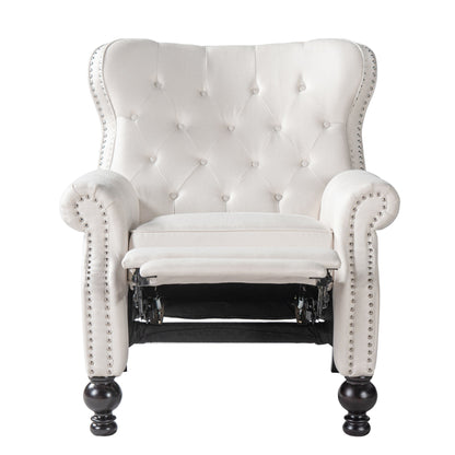 Modern Manual Push Back Recliner Chair
