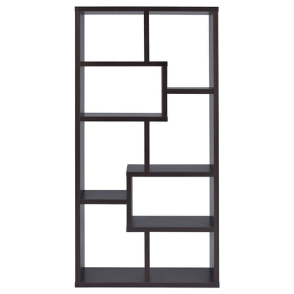 8 Shelf Geometric Bookcase