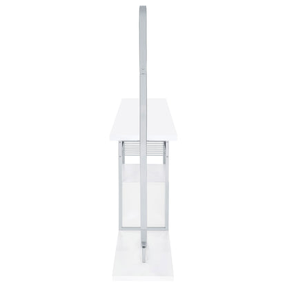 Casey - 2 Door Home Bar Storage Bar With Customizable Lighting - White