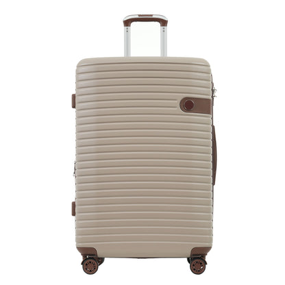 4 Piece Luggage Suitcase Set, Hard Shell Lightweight Expandable Travel Luggage With 4 Packing Cubes