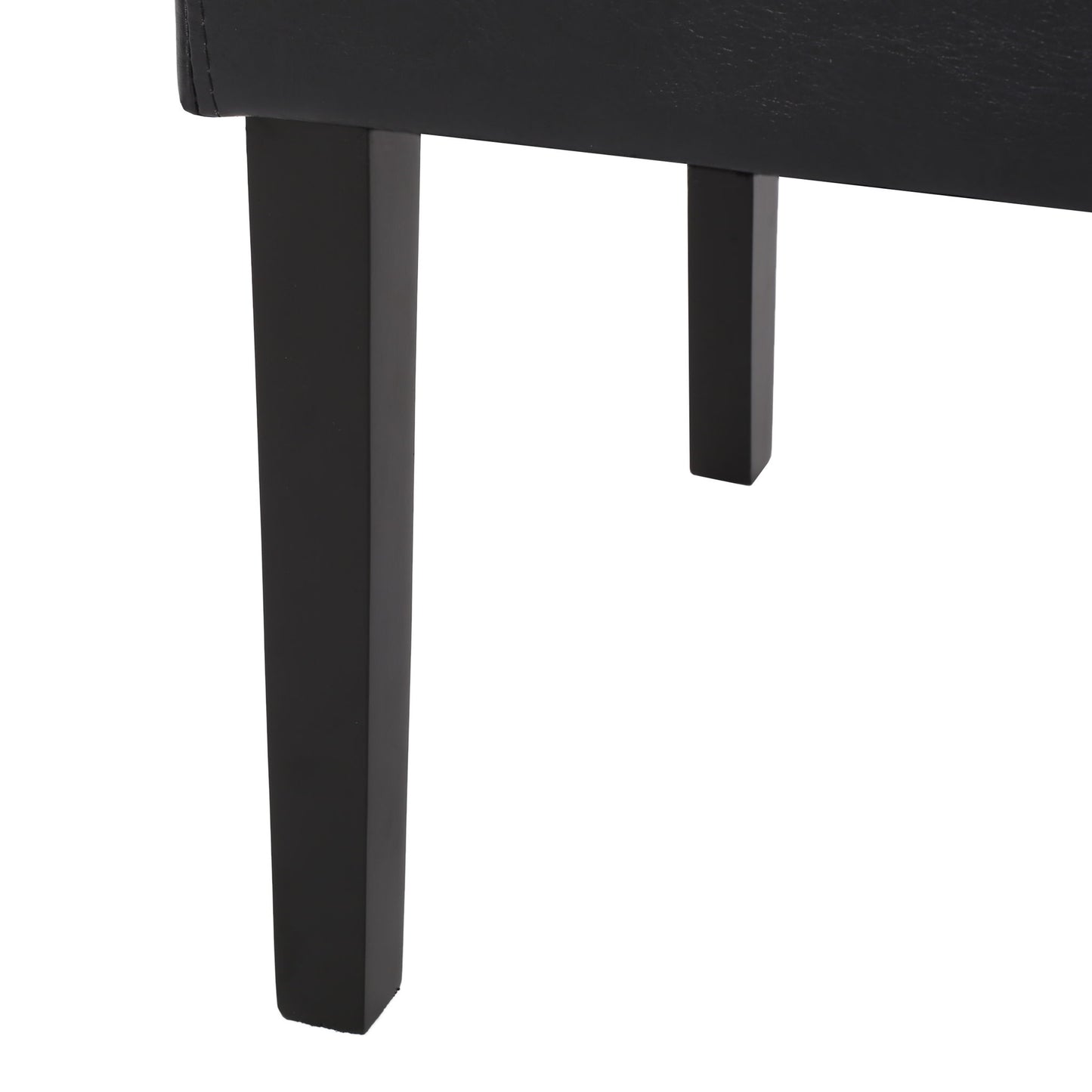 Contemporary Dining Chair With Rubberwood Legs (Set of 2)