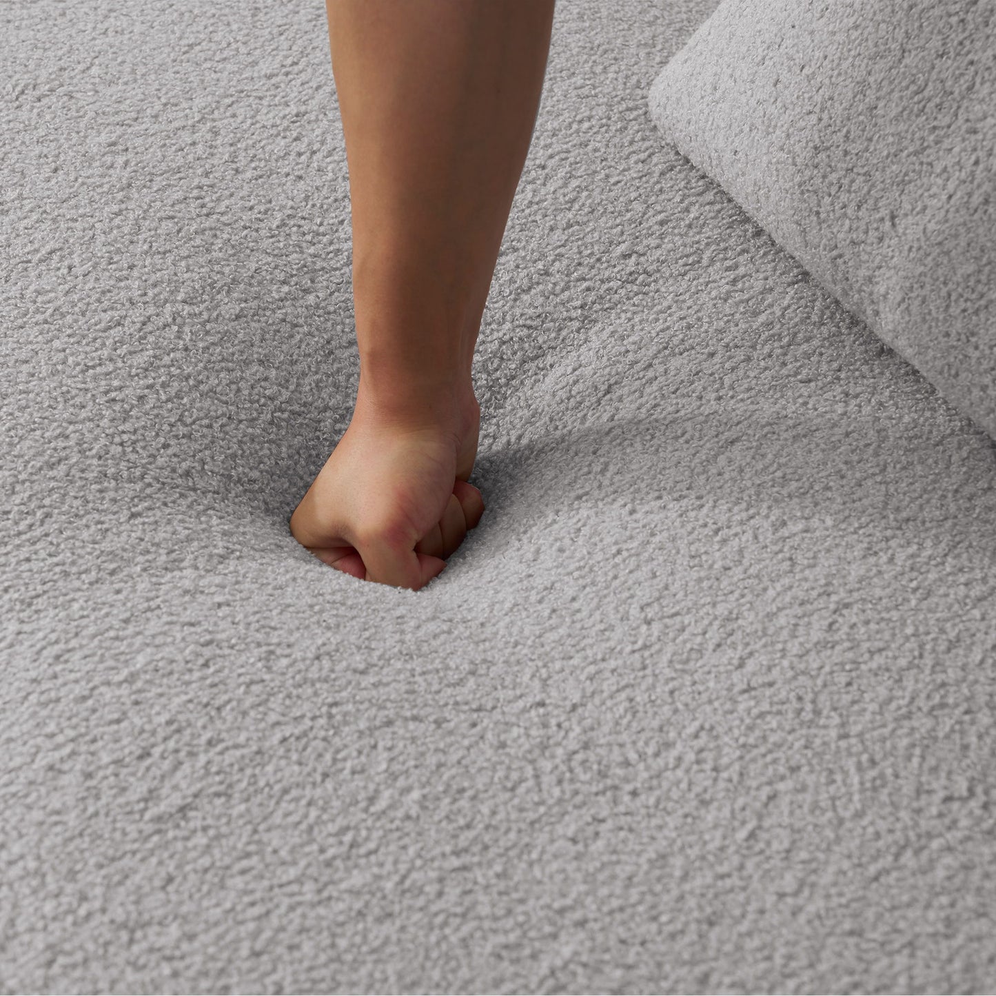 Curved 4 Seater Full Compression Sponge Sofa