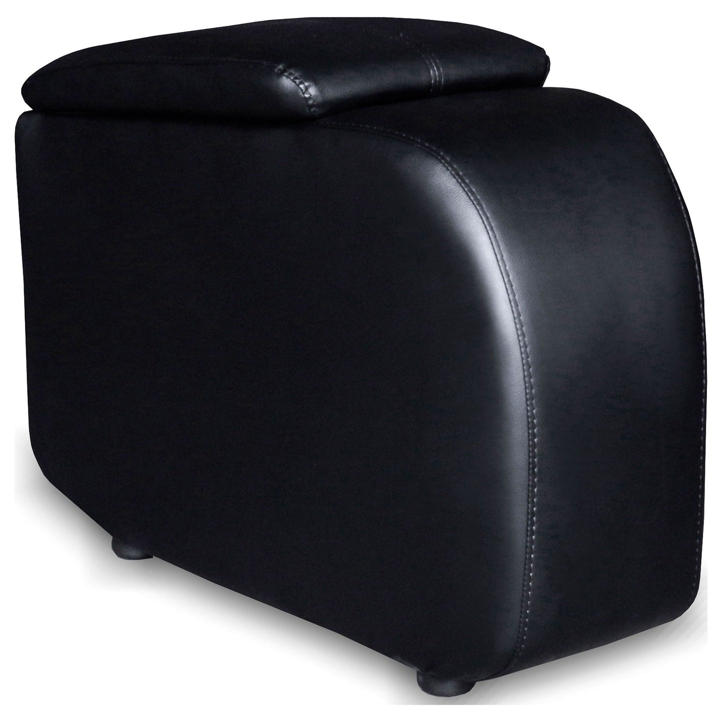 Greenfield - 3 Seater Home Theater With 2 Wedge Consoles - Black