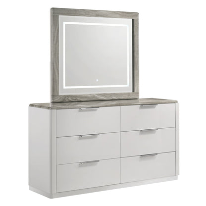Jazz - 6 Drawer Dresser (Mirror Not Included) - White