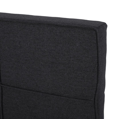 Marakesh - Contemporary Fabric Upholstered King / California King Headboard - Black