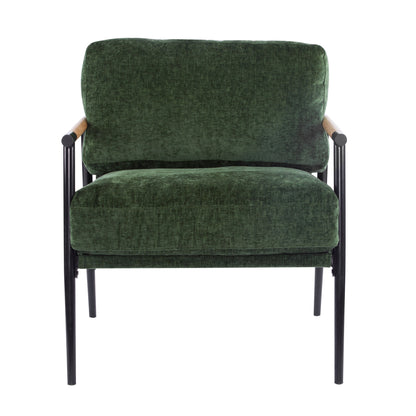 Modern Accent Chair With Cushions, Cozy Seating