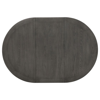 Ingall - 5 Piece Set With Storage Table And Upholstered Chairs - Medium Gray