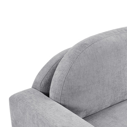Modern 3 Seater Sofa With Curved Backrest