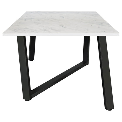 Vesper - Dining Rectangular Table - White Marble