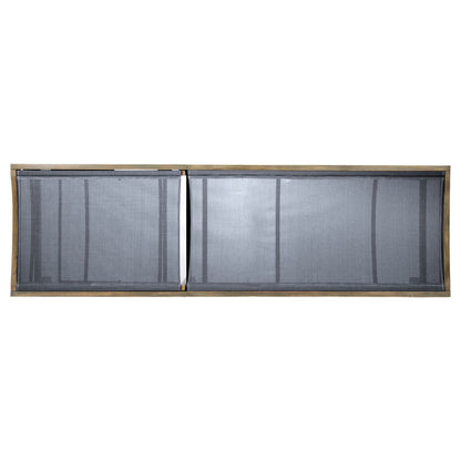 Summerland Chaise Lounge Dark Mesh Outdoor Seating - Dark Gray