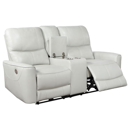 Denson - Power Reclining Loveseat With Console And USB Port