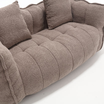 Cozy Beanbag Chair With High Resilience Foam Core For 2