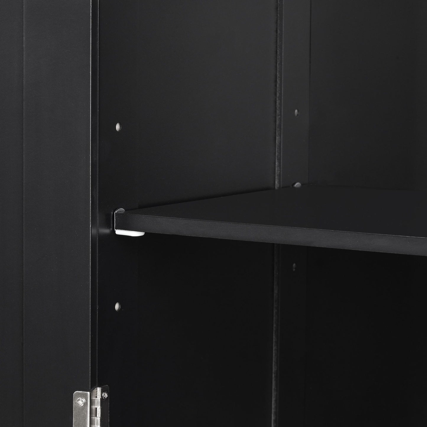 Tall Freestanding Bathroom Storage Cabinet With Adjustable Shelf And 2 Drawers