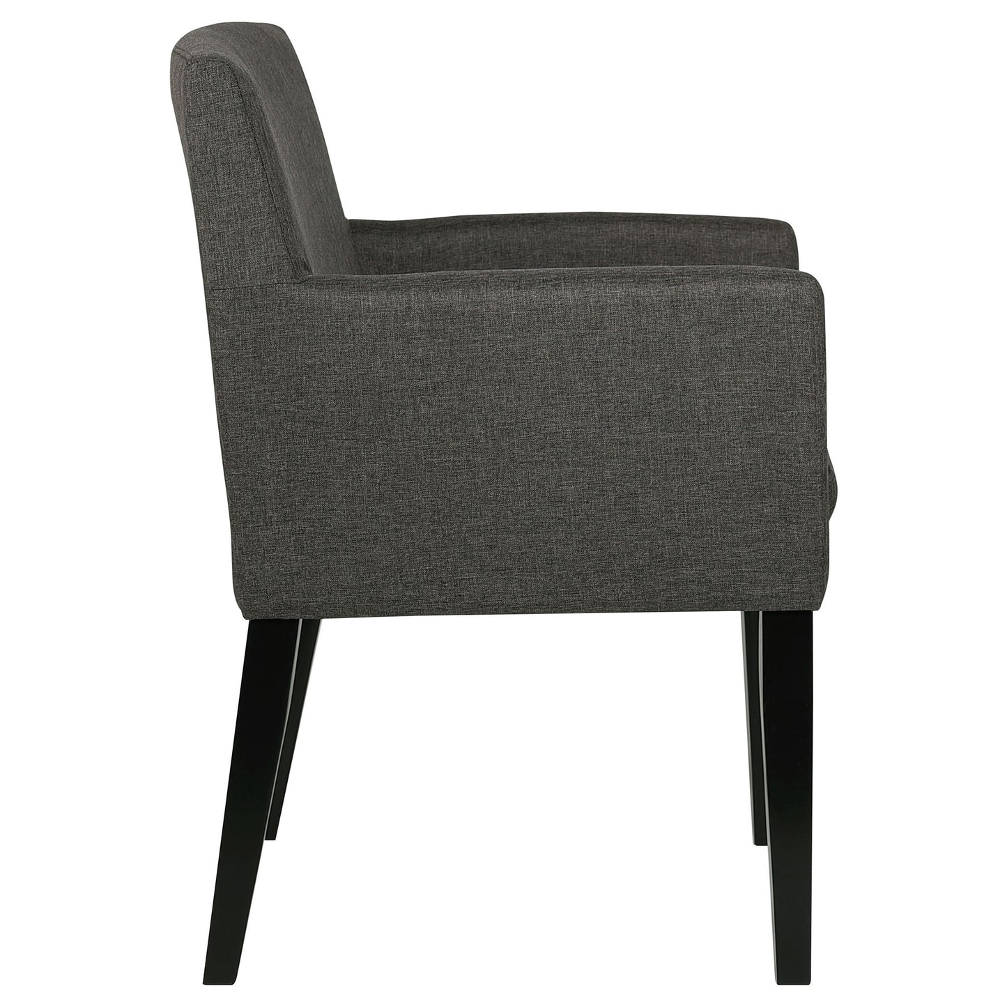 Yorkshire - Upholstered Dining Arm Chair With Cushioned Arms (Set of 2) - Gray