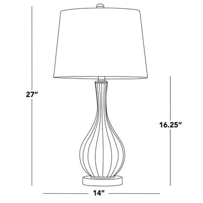 Jenny - Contemporary Table Lamp (Set of 2)