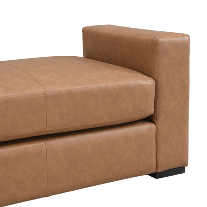 Ottoman With Unique Armrest Design For Living Spaces