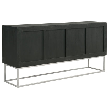 Washoe - 4 Door Accent Cabinet - Walnut