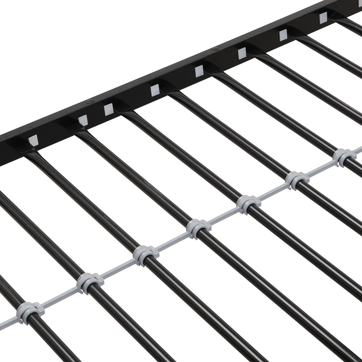 Modern Metal Bunk Bed With Dual Side Ladder And Metal Desig