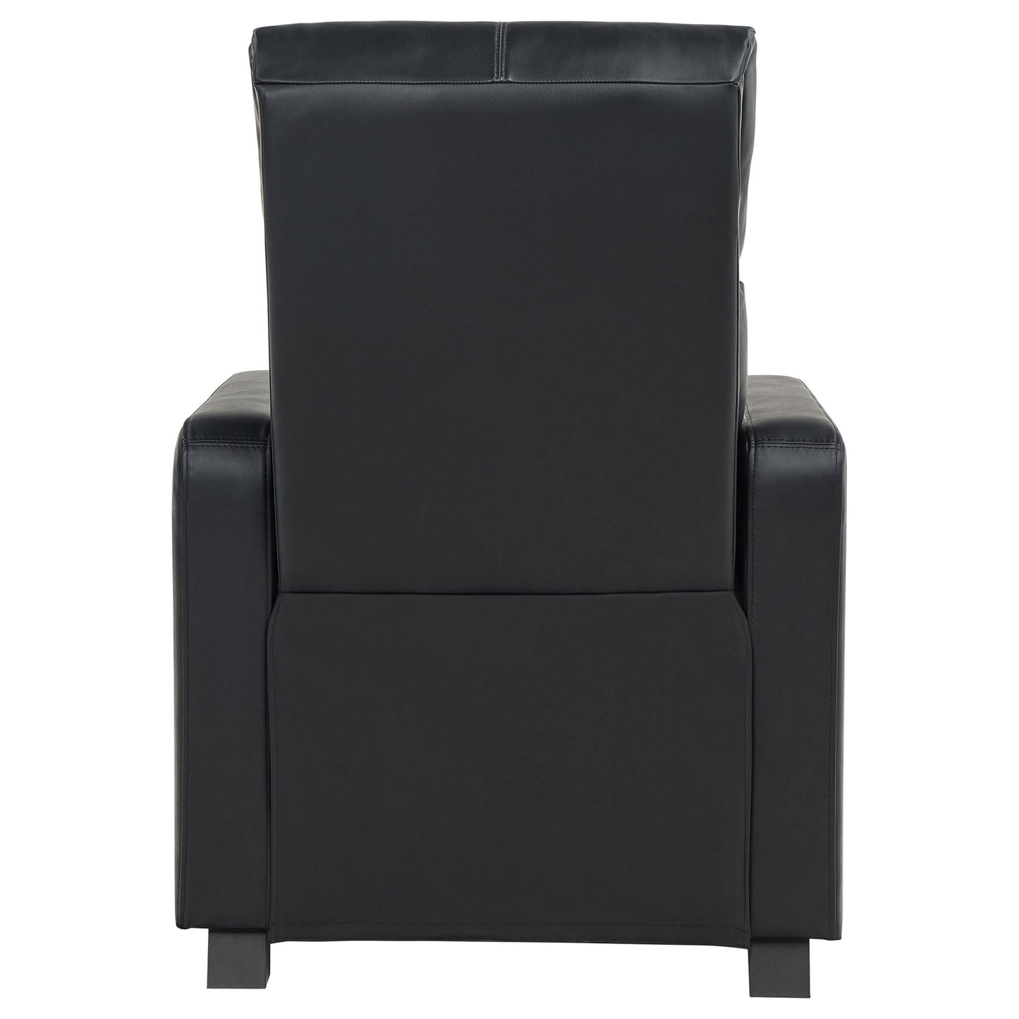 Warren - 5 Seater Home Theater With 2 Wedge Consoles - Black