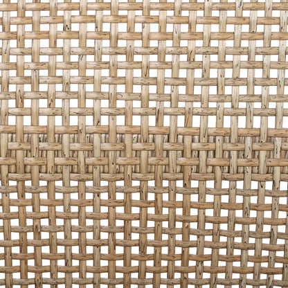Acacia Wood Patio Furniture Club Chair, Outdoor Wicker Armchair, Deep Seating With Soft Cushions For Porch - Teak / Mix Brown