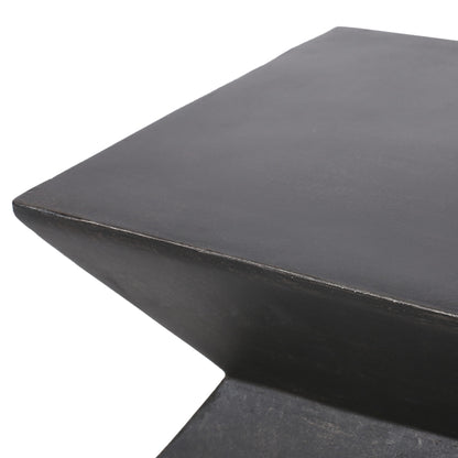 Outdoor Lightweight, Concrete Side Table - Copper