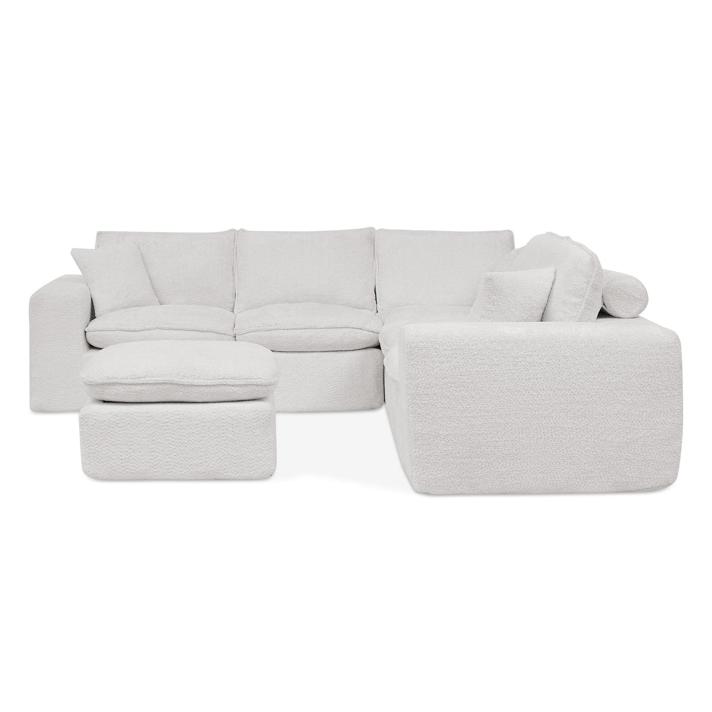 Sectional Sofa With Moveable Ottoman
