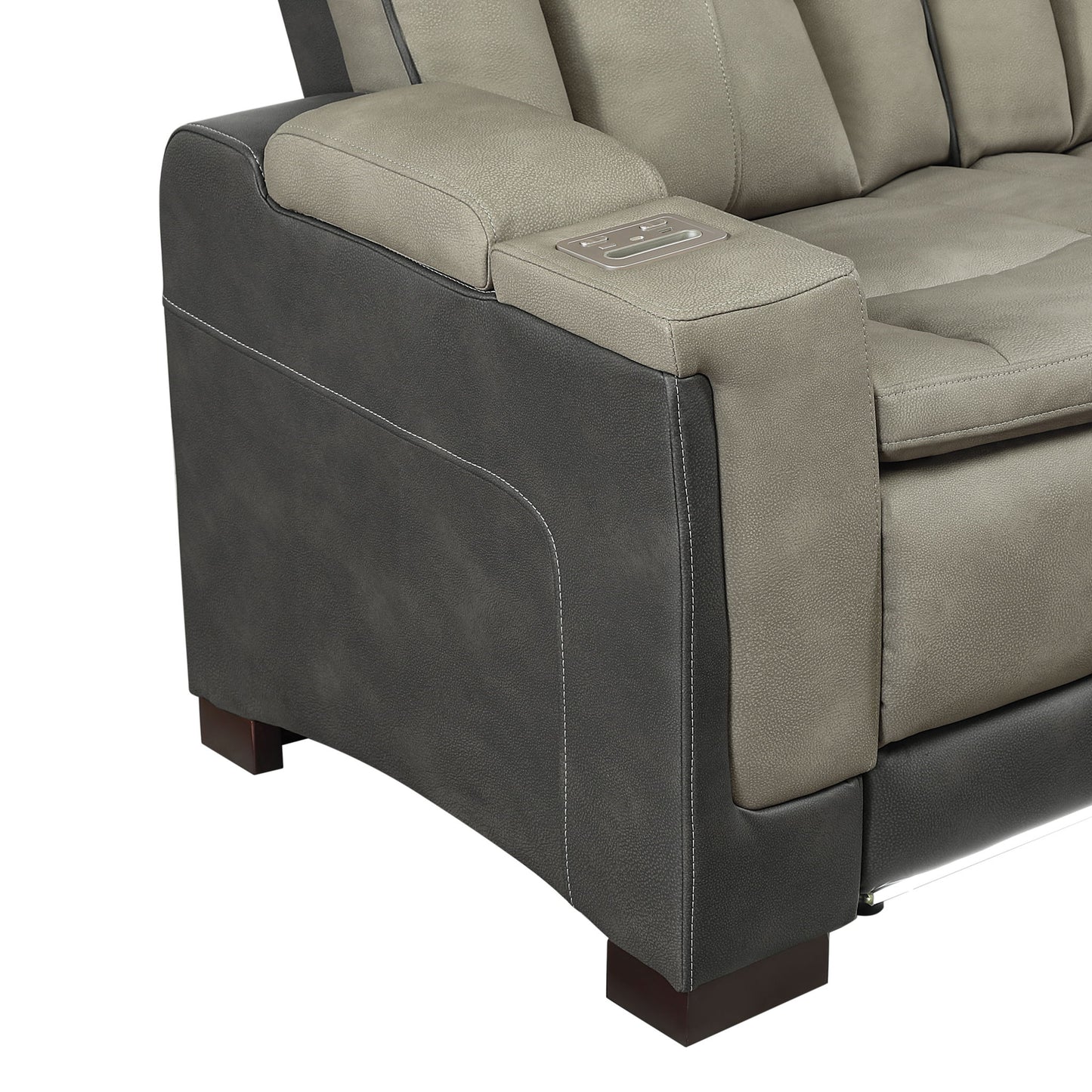 Bruno - Power Reclining Loveseat With Bluetooth Speakers