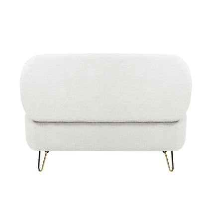 Storage Ottoman Bench For End Of Bed Legs, Modern Camel Faux Fur Entryway Bench Upholstered Padded With Storage For Living Room Bedroom