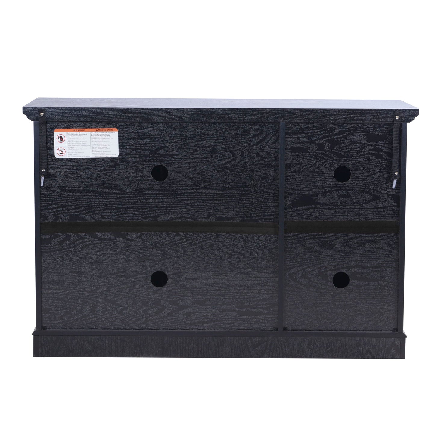 Storage Cabinet With 3 Mirrored Acrylic Doors, Adjustable Shelves
