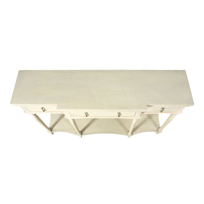 Retro Console Table With 3 Soft Close Drawers