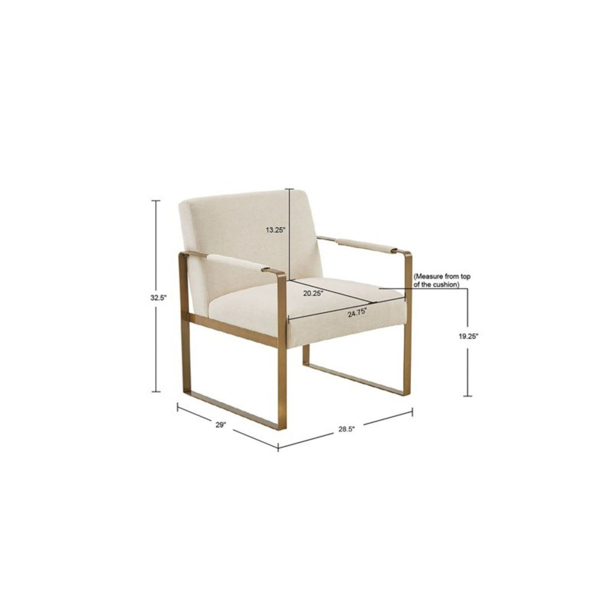 Perry Jayco - Accent Chair - Cream