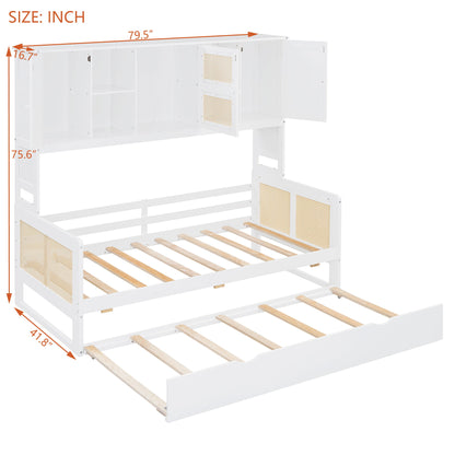 Daybed And All In One Cabinet And Shelf