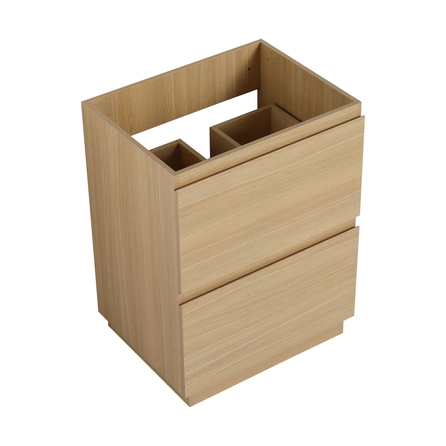 Modern Freestanding Bathroom Vanity Cabinet With Double Drawer