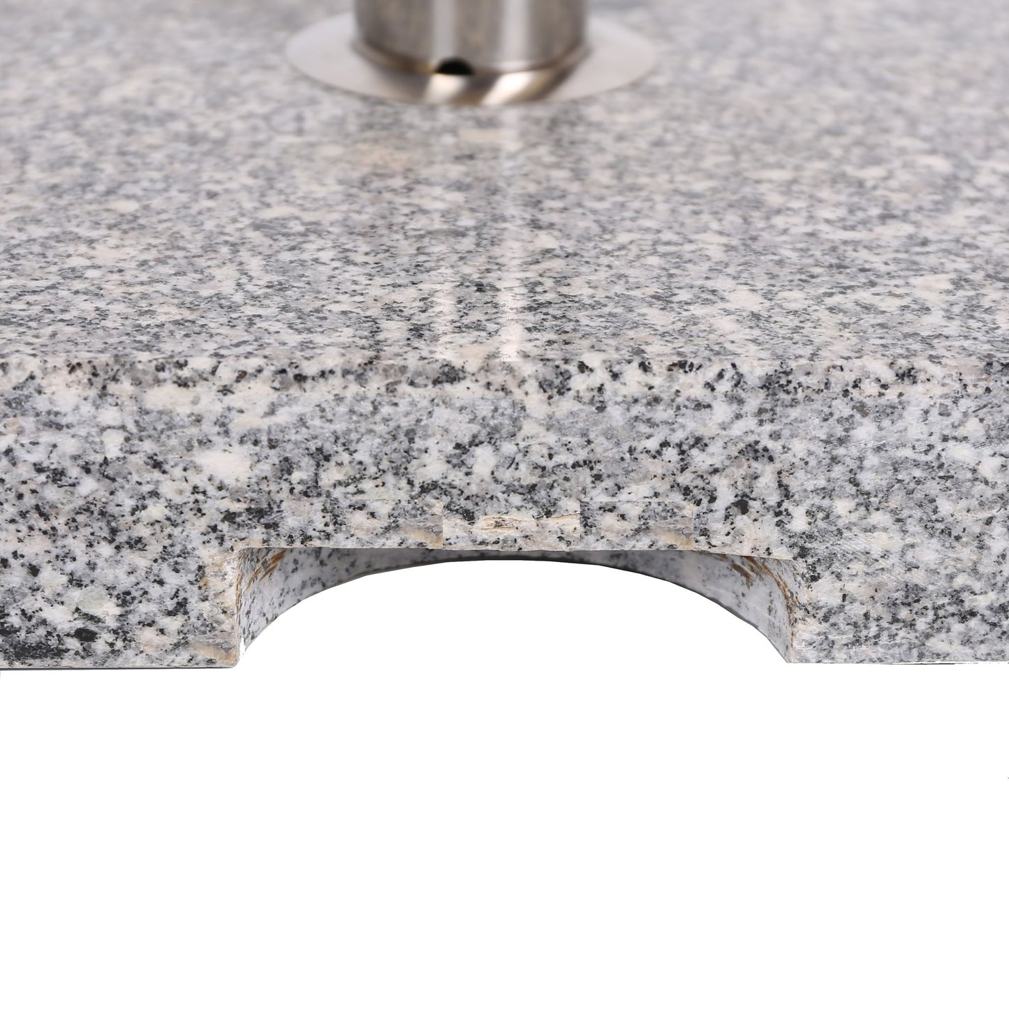 Umbrella Holder Square 55 Lbs Umbrella Base - Natural / Gray