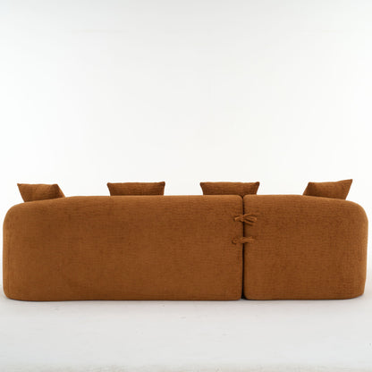 Combined Sofa With 4 Pillows
