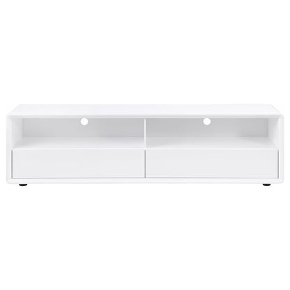 Cordova - 2 Drawer TV Stand - Gloss White