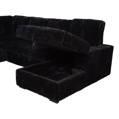 Thurston - Storage Sectional Sofa With Pop Up Bed