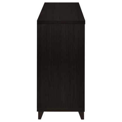 Nyler - 3 Drawer Rectangular TV Console - Cappuccino