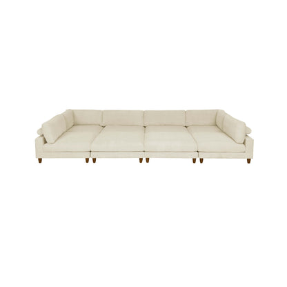 Modern Modular Sectional With Adjustable Back Support