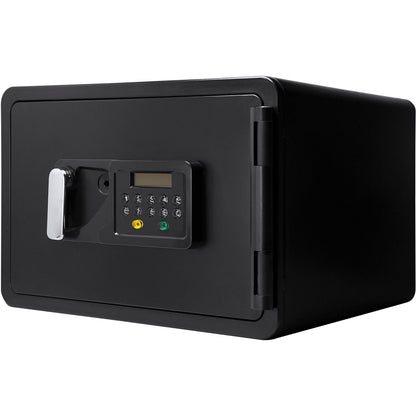 0.54 Cubic Ft Keypad Fireproof Security Safe - Black