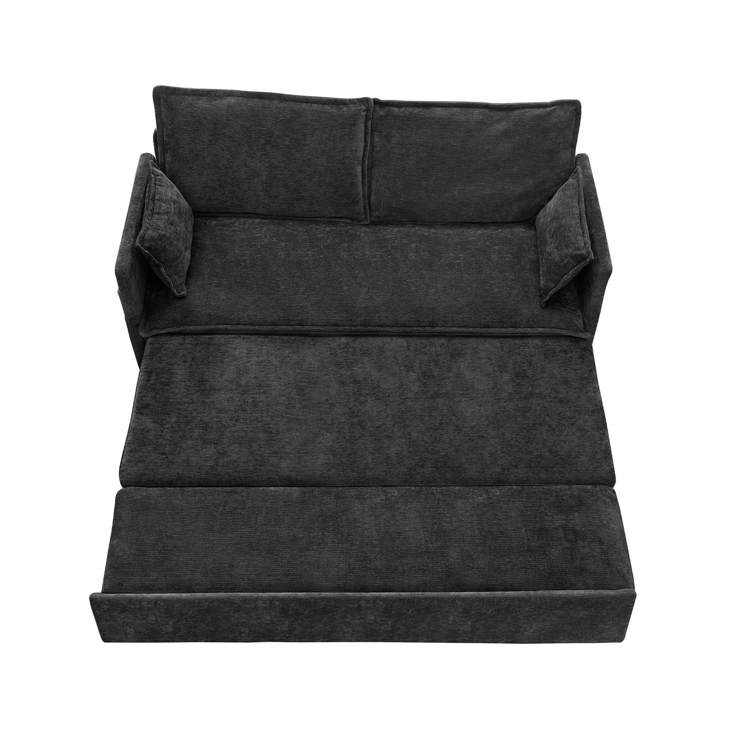 Pull Out Sofa Bed, Convertible Sleeper Sofa Couch, Side Storage, And USB / C - Type Charging Ports Chair