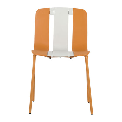 Modern Striped Blocking Single Chairs (Set of 4)